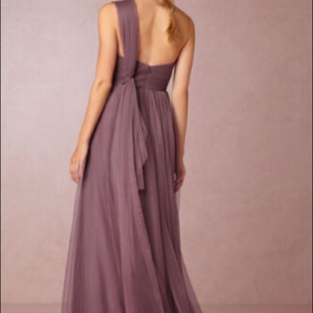 Jenny Yoo Annabelle Tulle Bridesmaid Dress in Plum